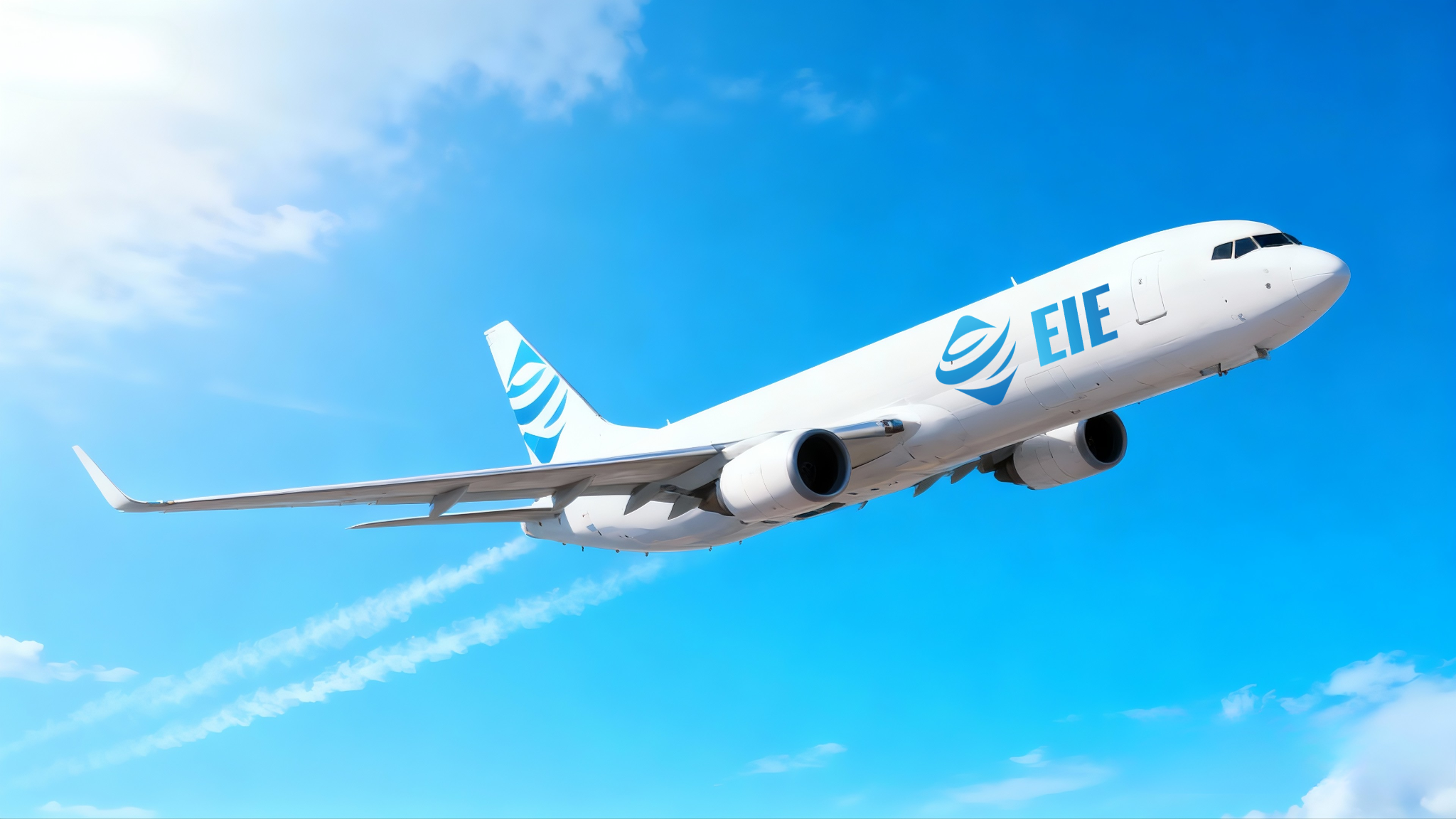 Modern cargo ship at sea, EIE Logistics global shipping operations